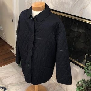 Burberry London Navy Quilted Jacket XL
